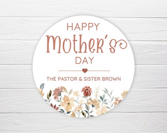 BOGO / Boho Wildflower Mothers Day Stickers / Mothers Day Stickers Personalized / Personalized Mothers Day Label / Mother Day Stickers