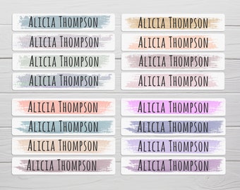 72 SKINNY Waterproof Labels / Waterproof Name Labels / 72 per sheet / Daycare Labels / Personalized Labels / Custom Labels