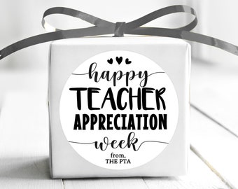 BOGO / Teacher Appreciation Sticker / Teacher Thank you labels / Personalized Teacher Sticker / Custom Teacher Stickers