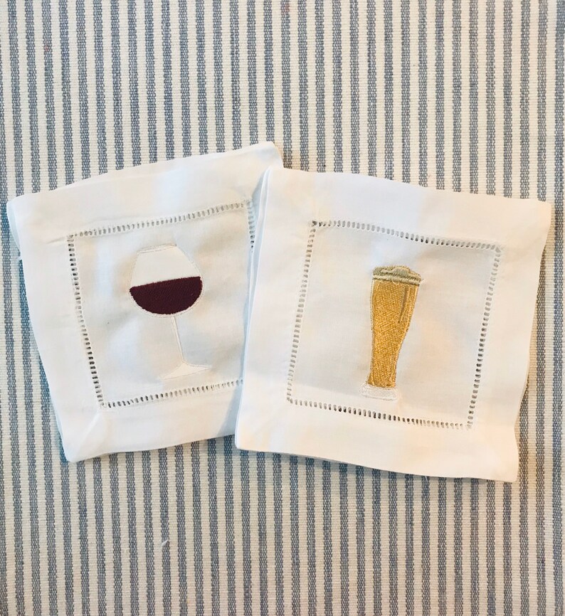 Cocktail Cocktail Napkins Bloody Mary dirty Martini Dark Etsy