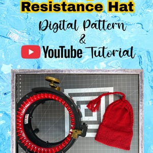 Norwegian Resistance Hat Pattern for Circular Knitting Machine, Melt the Ice hat pattern