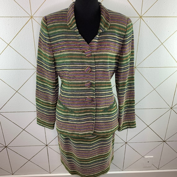 Vintage 1980s Christian Dior Jacket & Skirt Set De