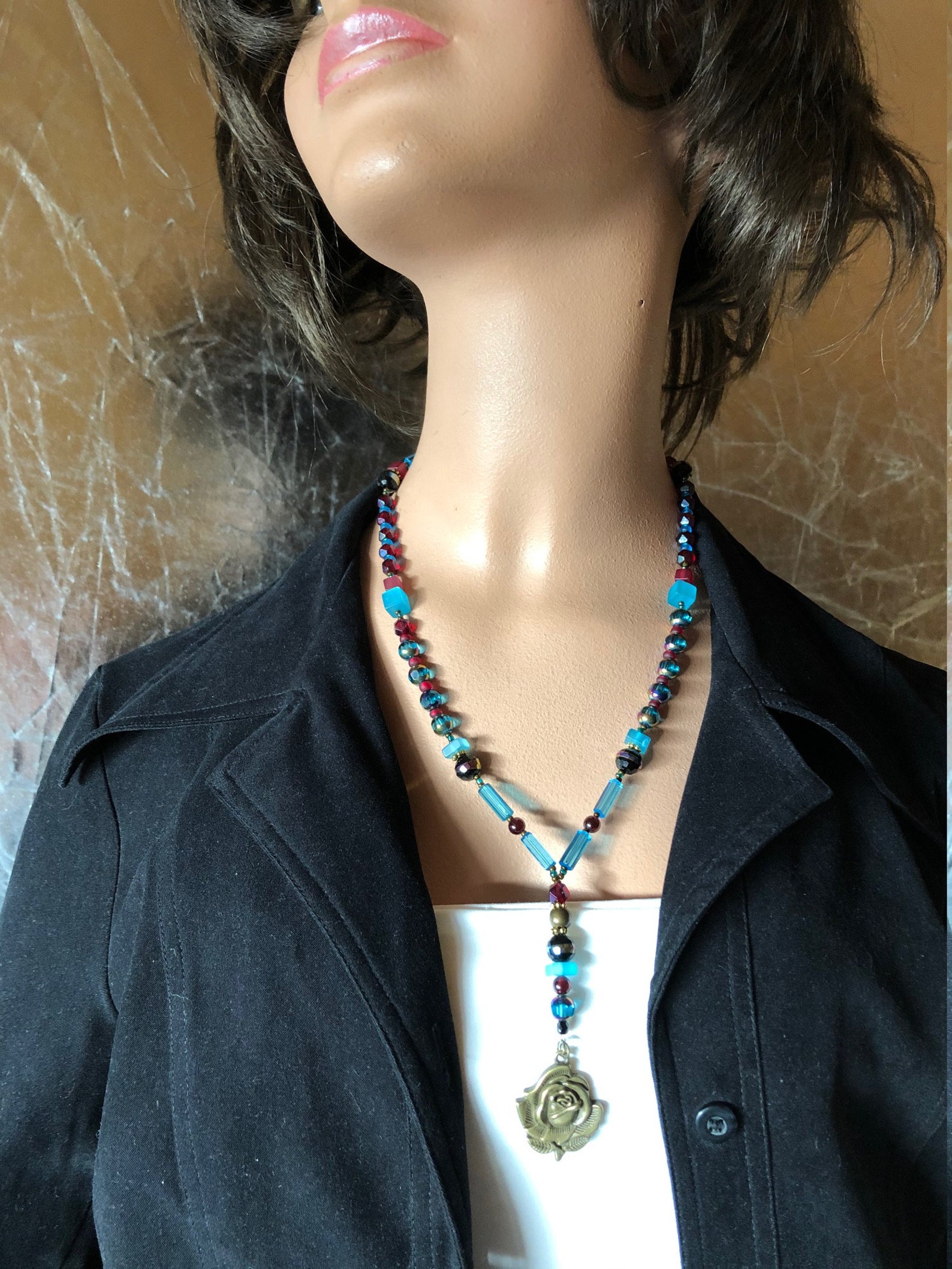 Necklace Ychain Beaded Necklace Necklace Necklace Etsy