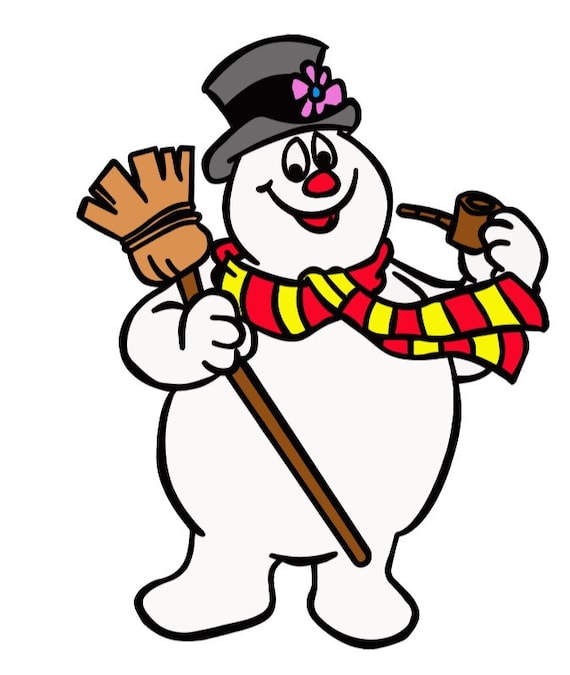 Frosty the Snowman Full Color .SVG | Etsy