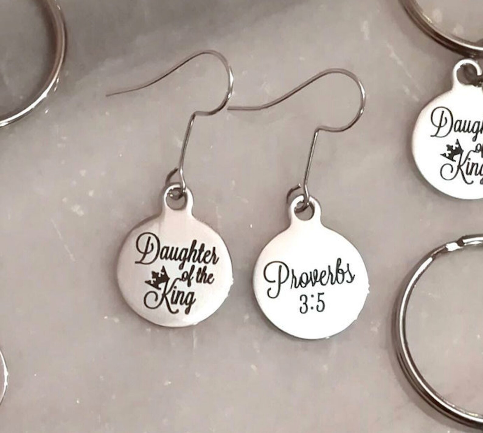Bible Verse Earrings Scripture Earrings Christian Earrings Etsy