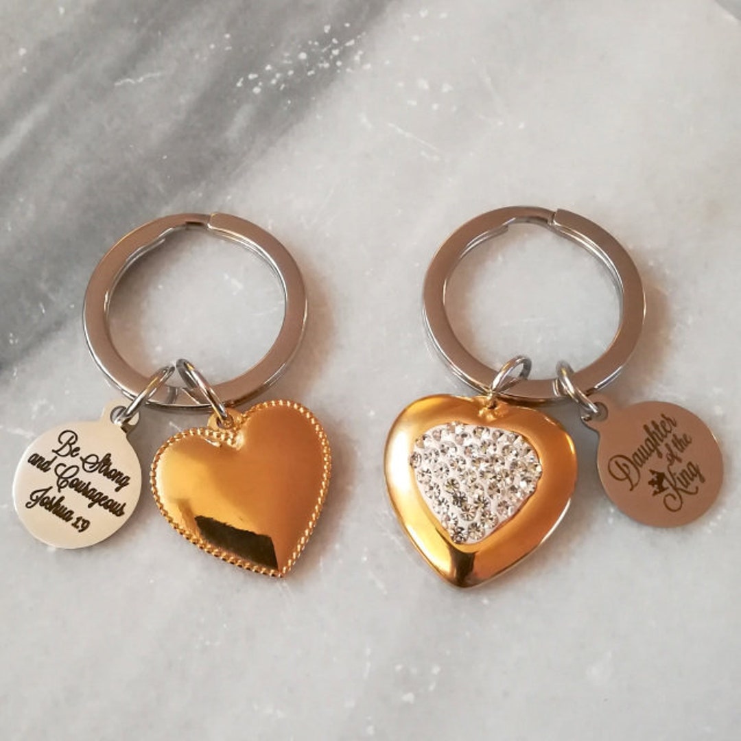 Bible Verse Keyring, Scripture Keyring, Christian Keyring, Christian