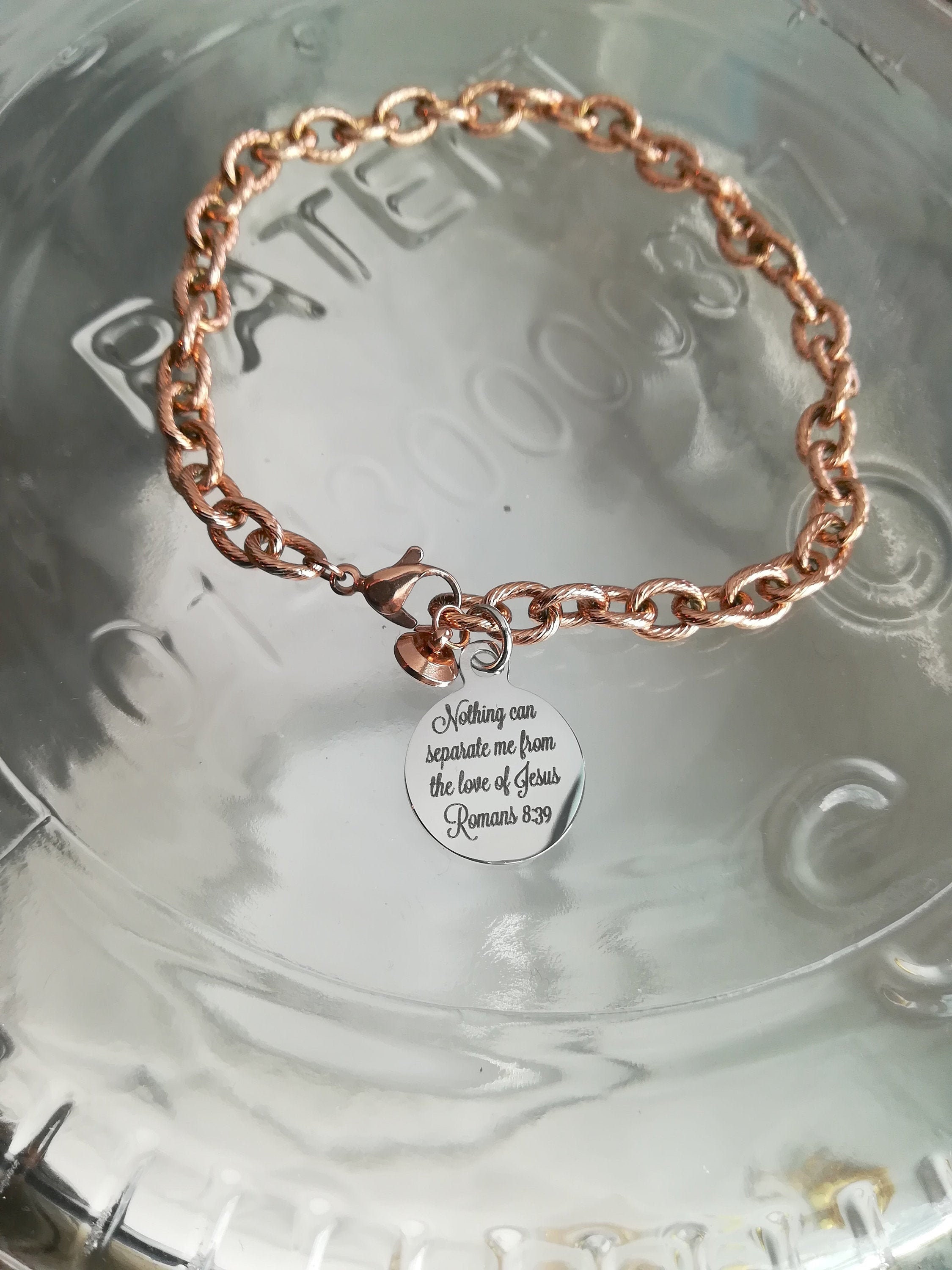 Bible Verse Bracelet, Scripture Bracelet, Christian Bracelet, Christian
