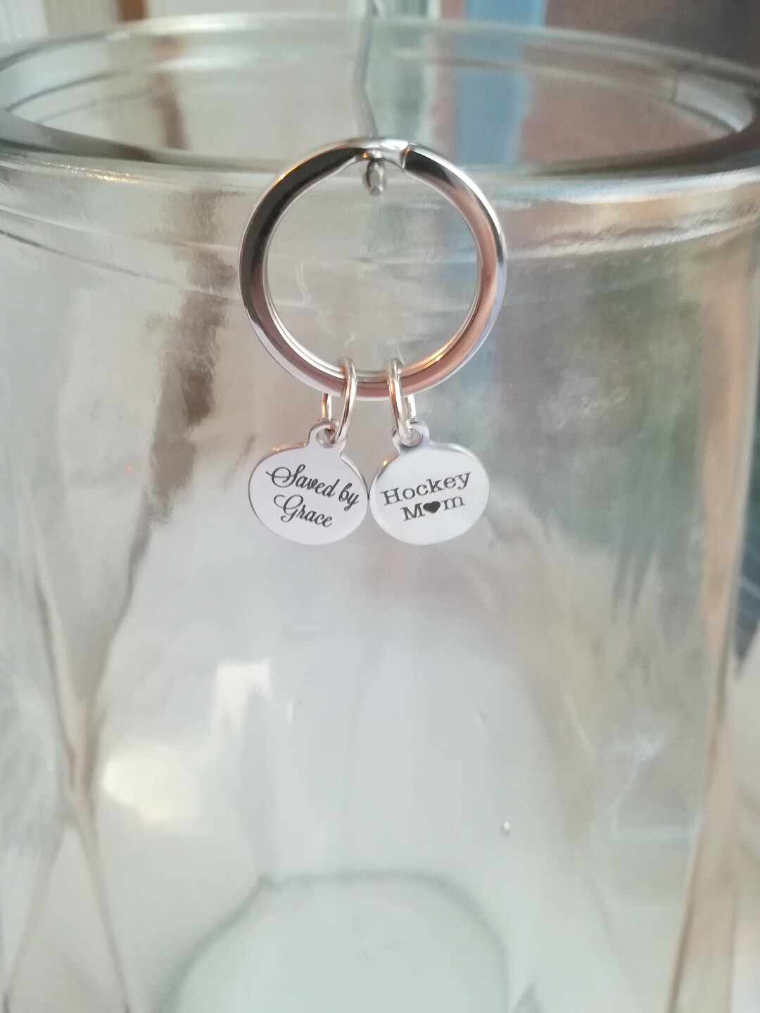 Bible Verse Keyring, Scripture Keyring, Christian Keyring, Christian