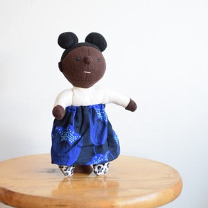 Handmade small girl cloth doll