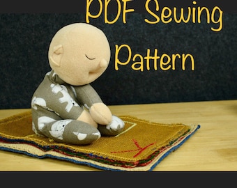 PDF-pop naaipatroon, babypoppatroon