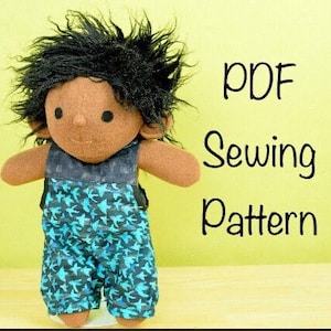 Cloth Doll Sewing Pattern, PDF pattern, doll tutorial