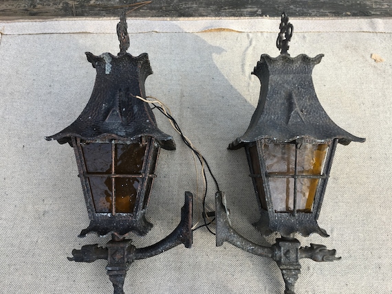 Pair Of Rare Vintage Hadco Outdoor Light Fixtures Pair Of Rare Vintage Hadco Outdoor, Vintage Outdoor Lighting Fixtures