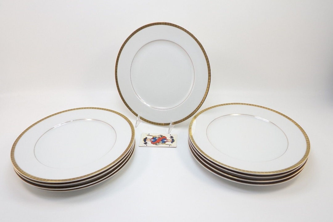 Vintage Westbrook Fine Translucent China Set of 9 Dinner Plates - Etsy