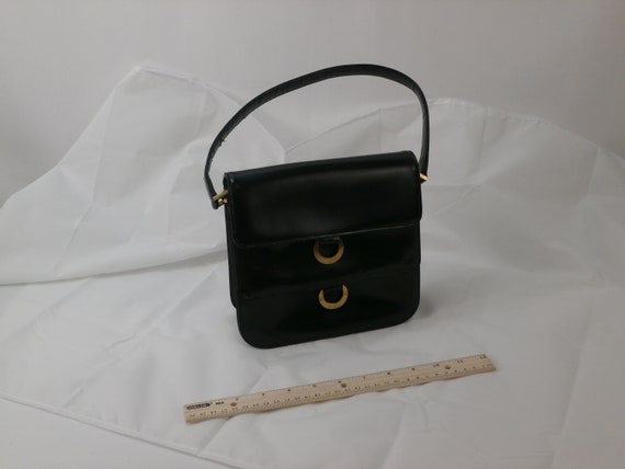 1950s Dofan Black Leather Purse - image 1