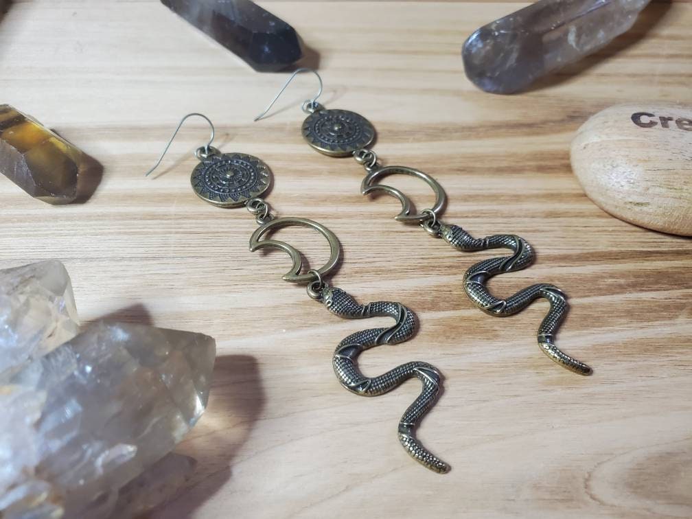 Orecchini a forma di serpente in acciaio inossidabile 304 anti-ossidazione per donna all'ingrosso