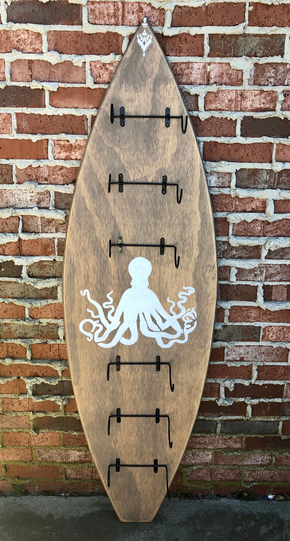 Surfboard Wine Rack5ft Octopus/wine/wine Rack/beach Etsy