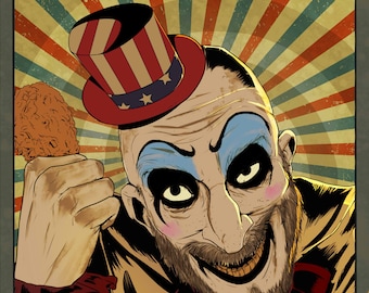 Impresión de arte capitán Spaulding