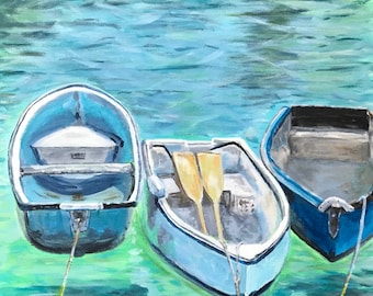 Giclee print of ‘Three Boats’