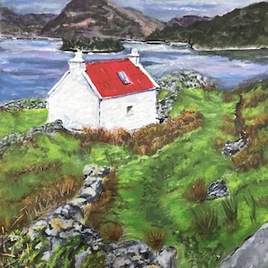 Giclee print of 'Scottish Croft' image 1