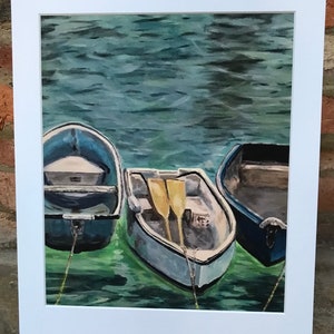 Giclee print of Three Boats image 2