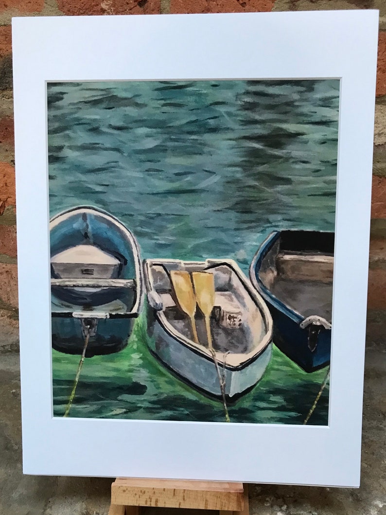 Giclee print of Three Boats image 2