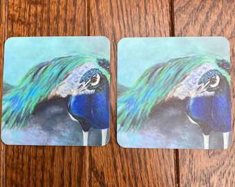 Pair of high quality coasters featuring 'Arrayed in Splendour'