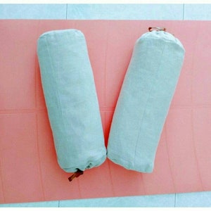 NECKROLL with hay and aromatic herbs, 100% eco-sustainable fabrics such as linen and cotton