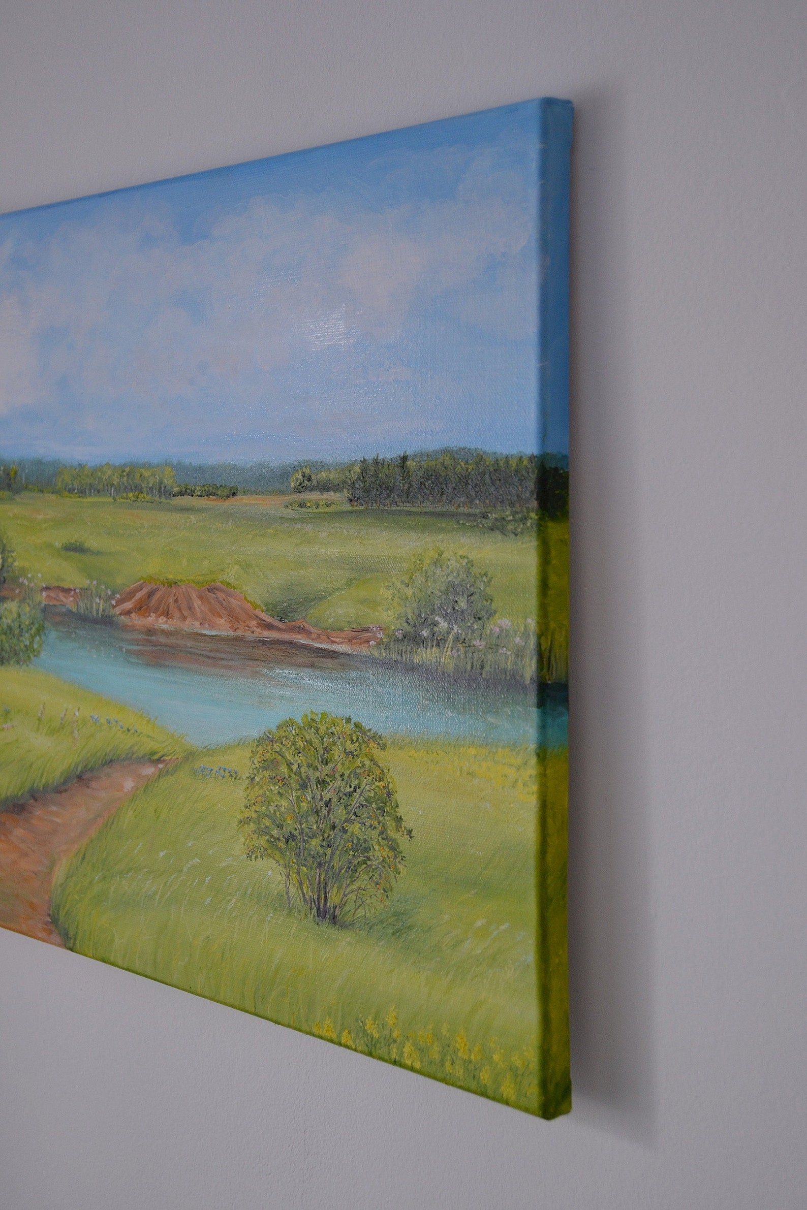 Oil painting On the lake | Etsy