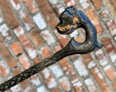 Walking cane for men Walking stick Dog Walking cane cool Gift for grandpa Walking cane Dog Hand carved walking cane rottweiler Gift for men