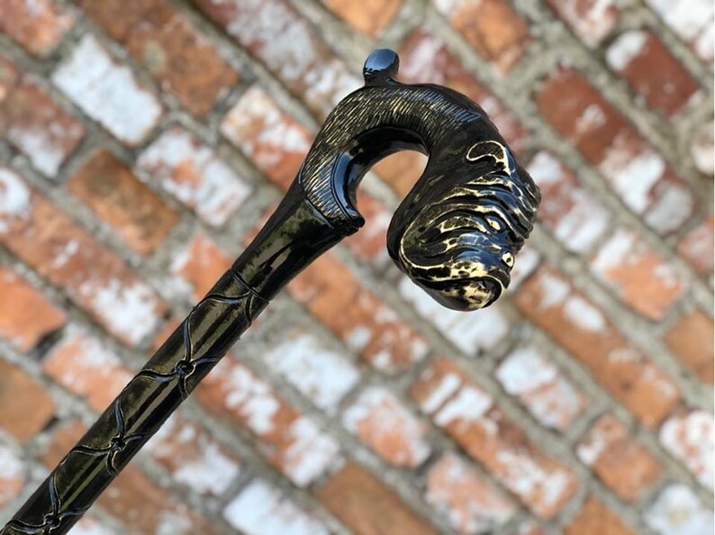 Walking Stick Dog Walking Sticks Handmade Walking Cane Dog Etsy