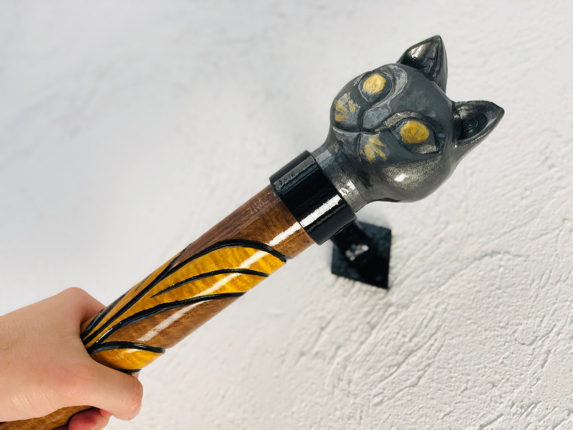 Unique barn door handle cat Door knobs cat Door decor Etsy