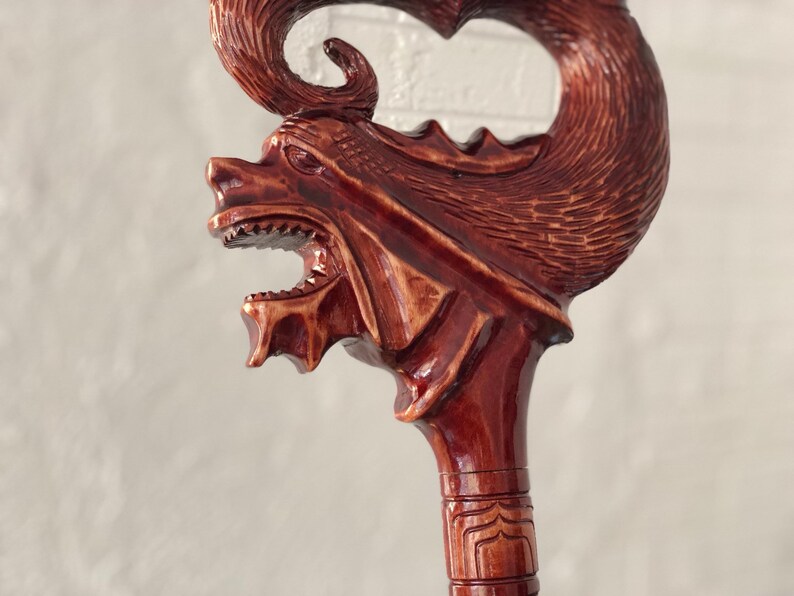Dragon Walking Cane for Men Etsy