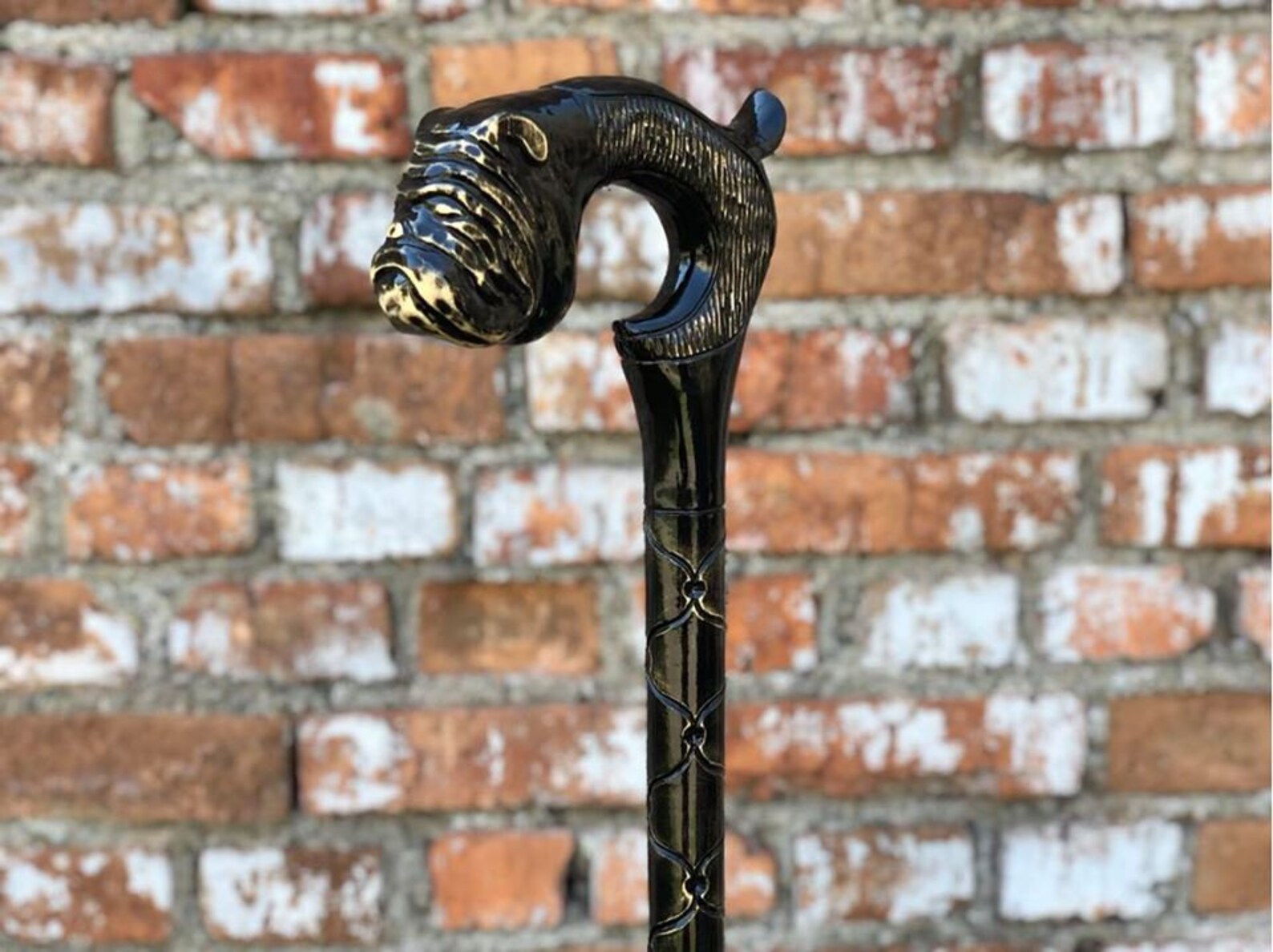 Walking stick Dog Walking sticks handmade Walking cane Dog Etsy