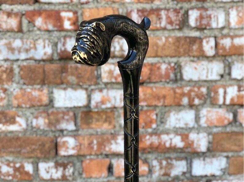 Walking Stick Dog Walking Sticks Handmade Walking Cane Dog Etsy