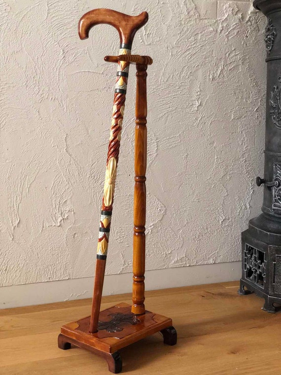 Bastone Da Passeggio In Legno Personalizzato Ideale Per Trekking - Foto 4