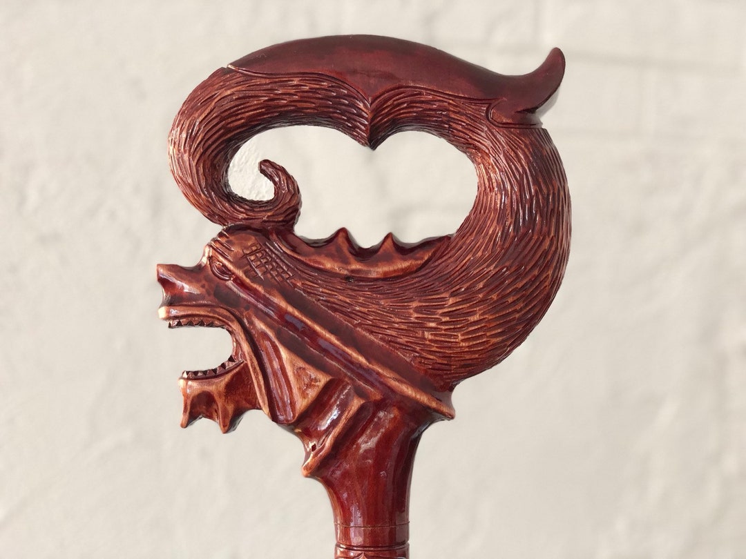 Dragon Walking Cane for Men Etsy