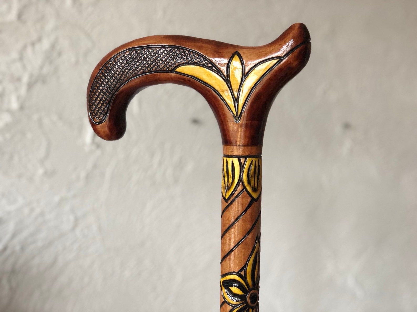 Womens Walking Stick for Her Carving Walking Canes Womens Etsy Australia