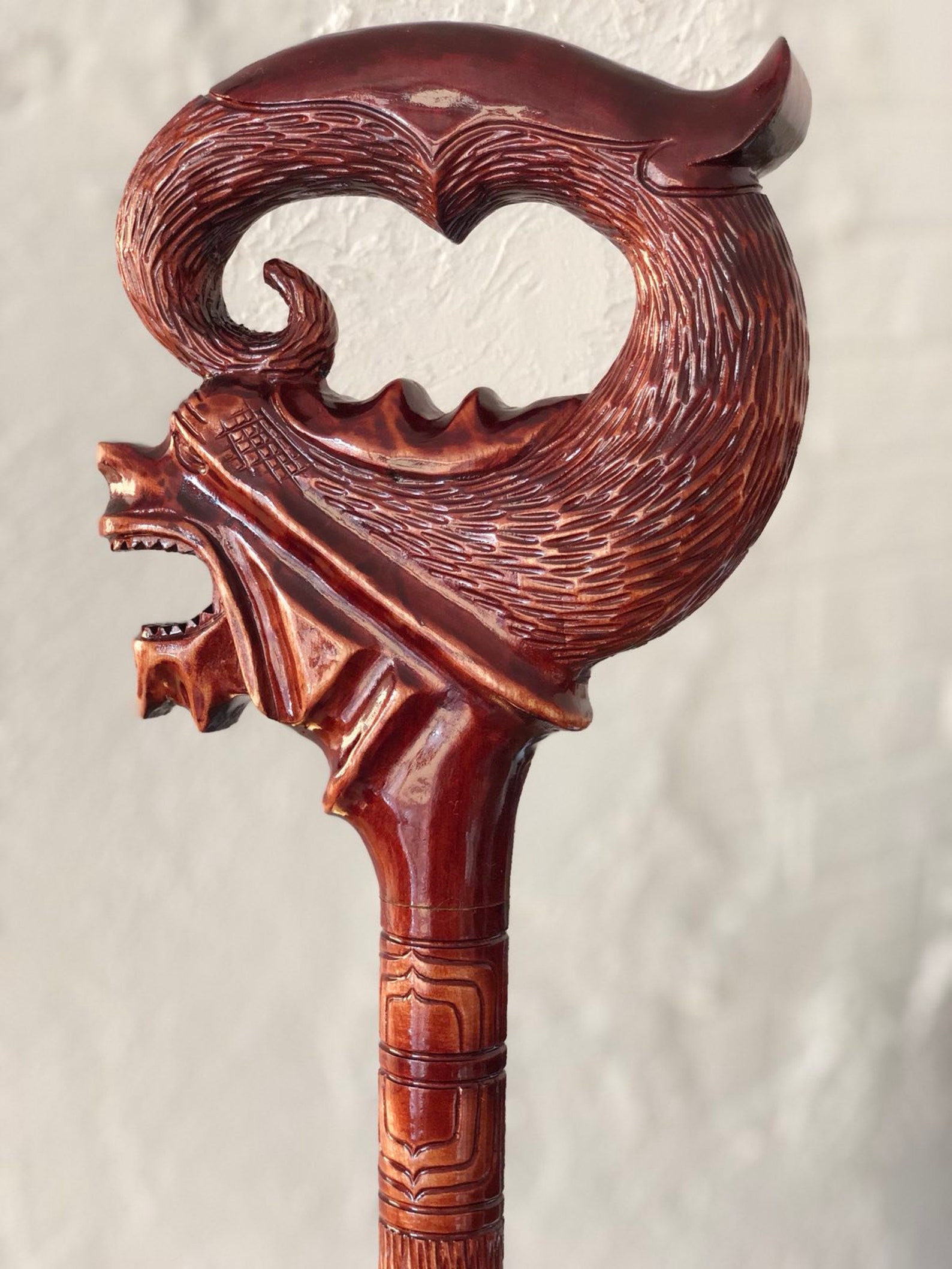 Dragon Walking Cane for Men Etsy