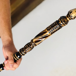 Wizard staff, Mage&#39;s staff, Wizard Magic Staff, Walking staff, Hiking Stick