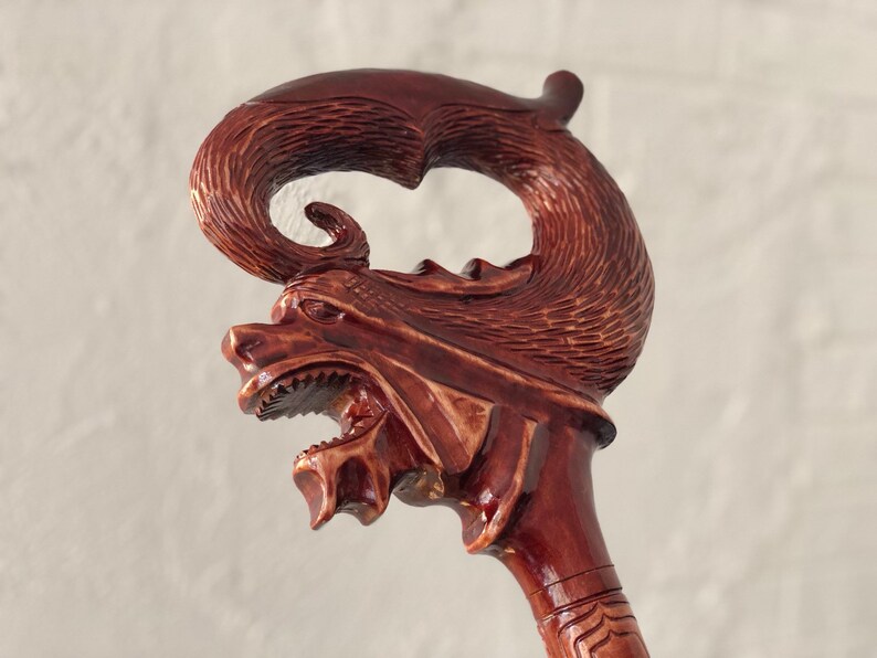 Dragon Walking Cane for Men Etsy