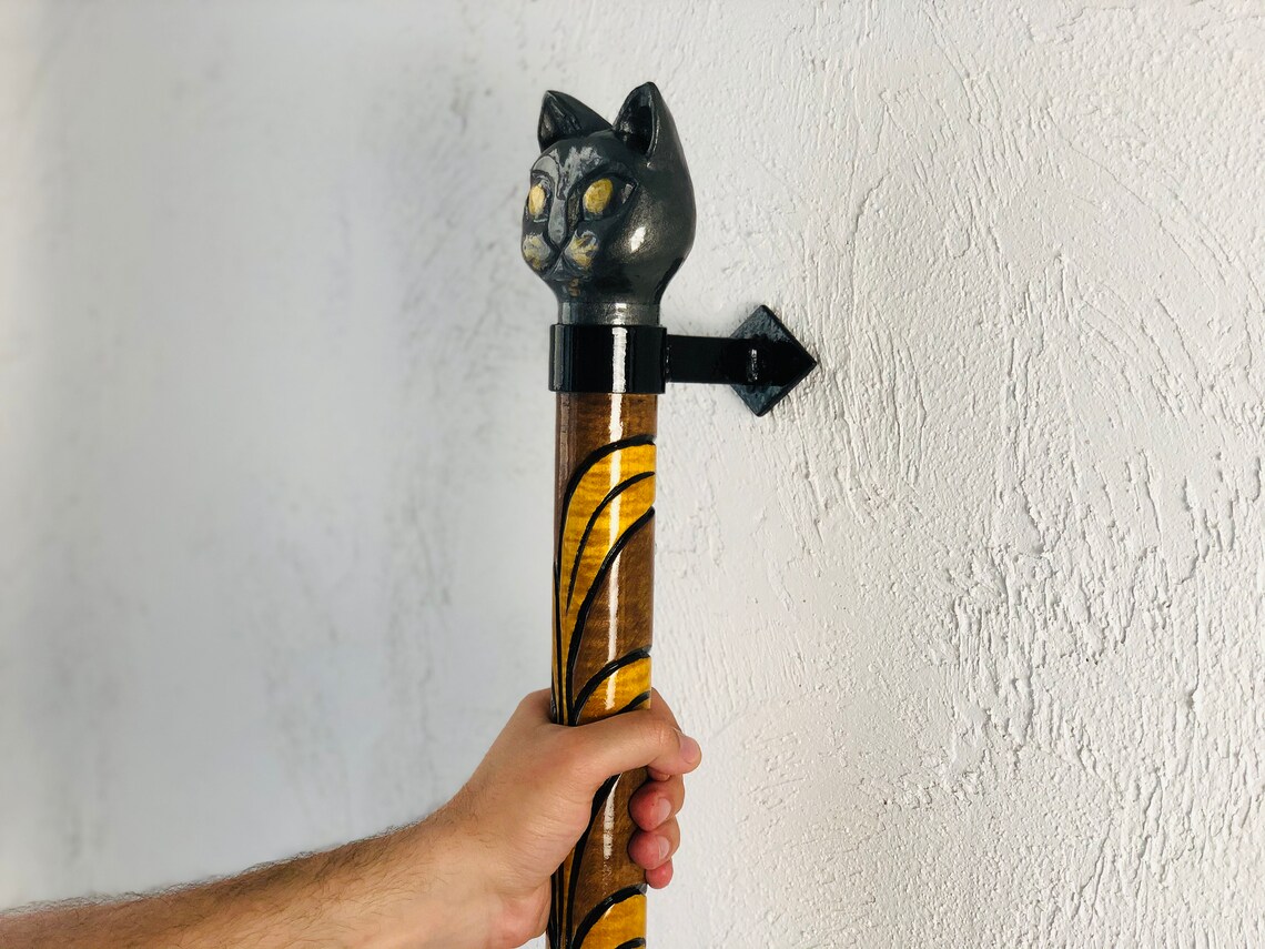 Unique barn door handle cat Door knobs cat Door decor Etsy