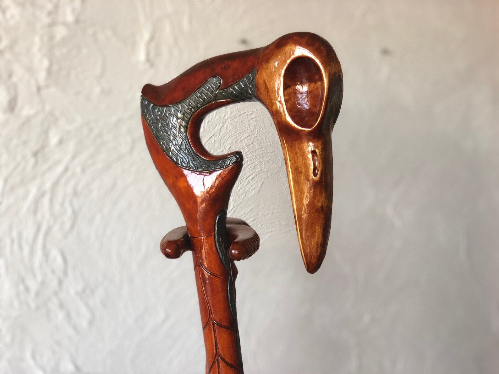 Custom Walking Cane Raven Skull Carved Walking Cane for Men Etsy