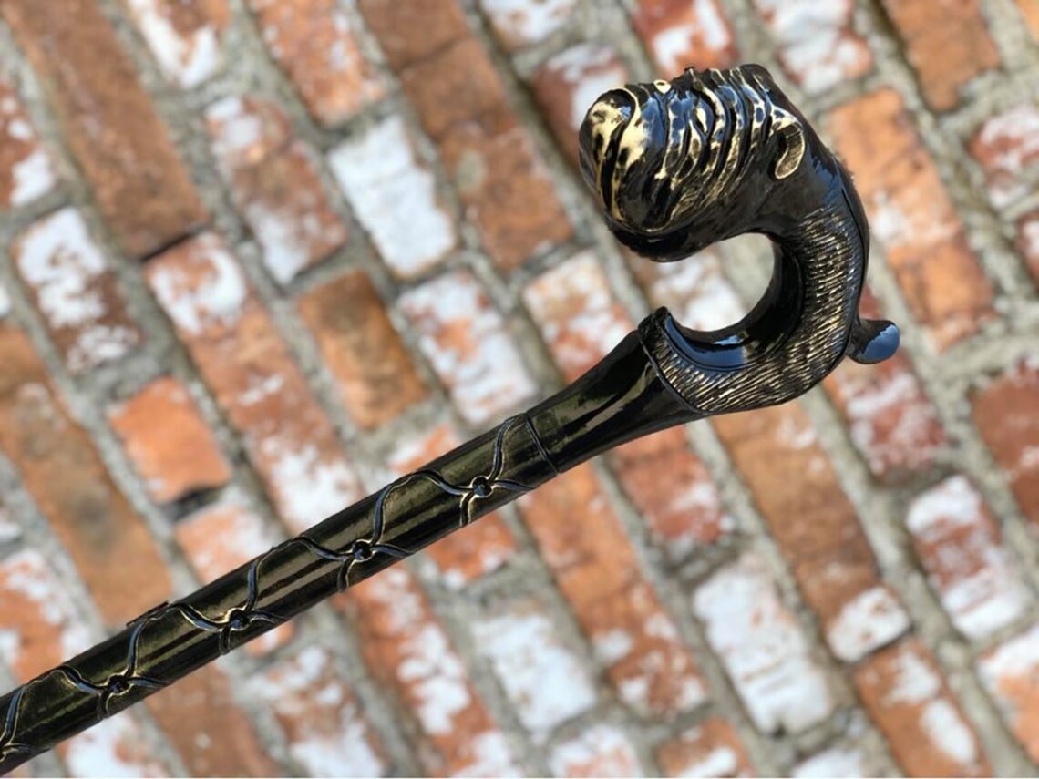 Walking stick Dog Walking sticks handmade Walking cane Dog Etsy