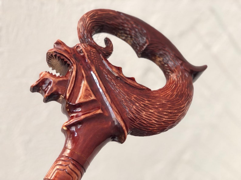 Dragon Walking Cane for Men Etsy