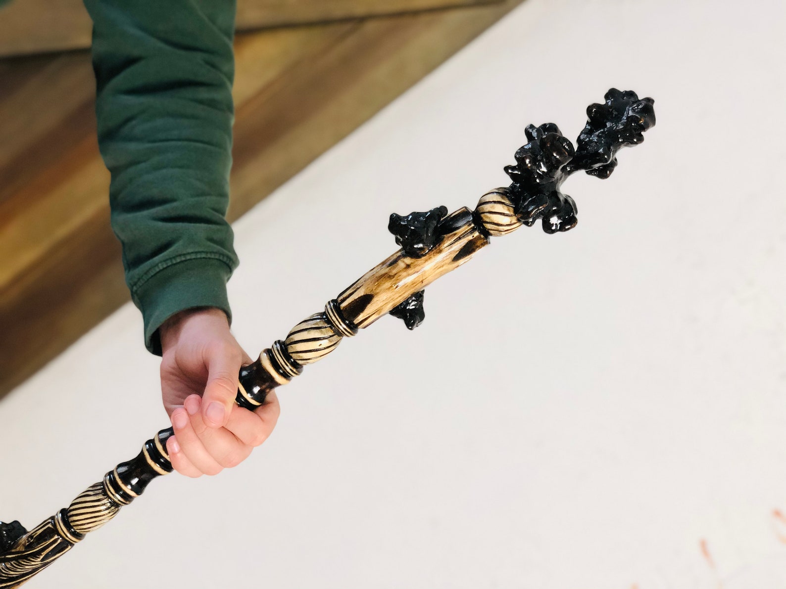 Bâton de marche découpé personnel de randonnée en bois bâton | Etsy