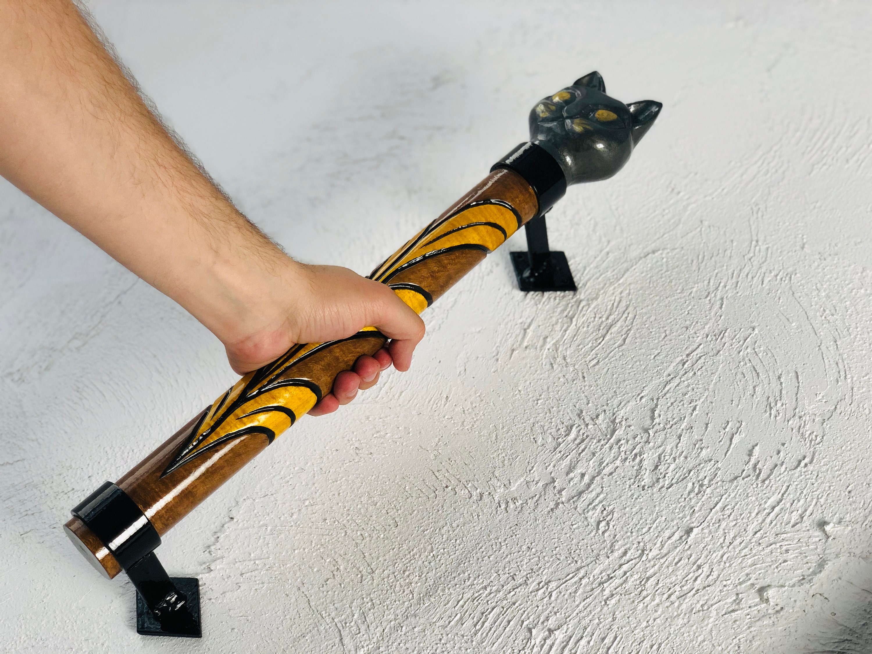 Unique barn door handle cat Door knobs cat Door decor Etsy