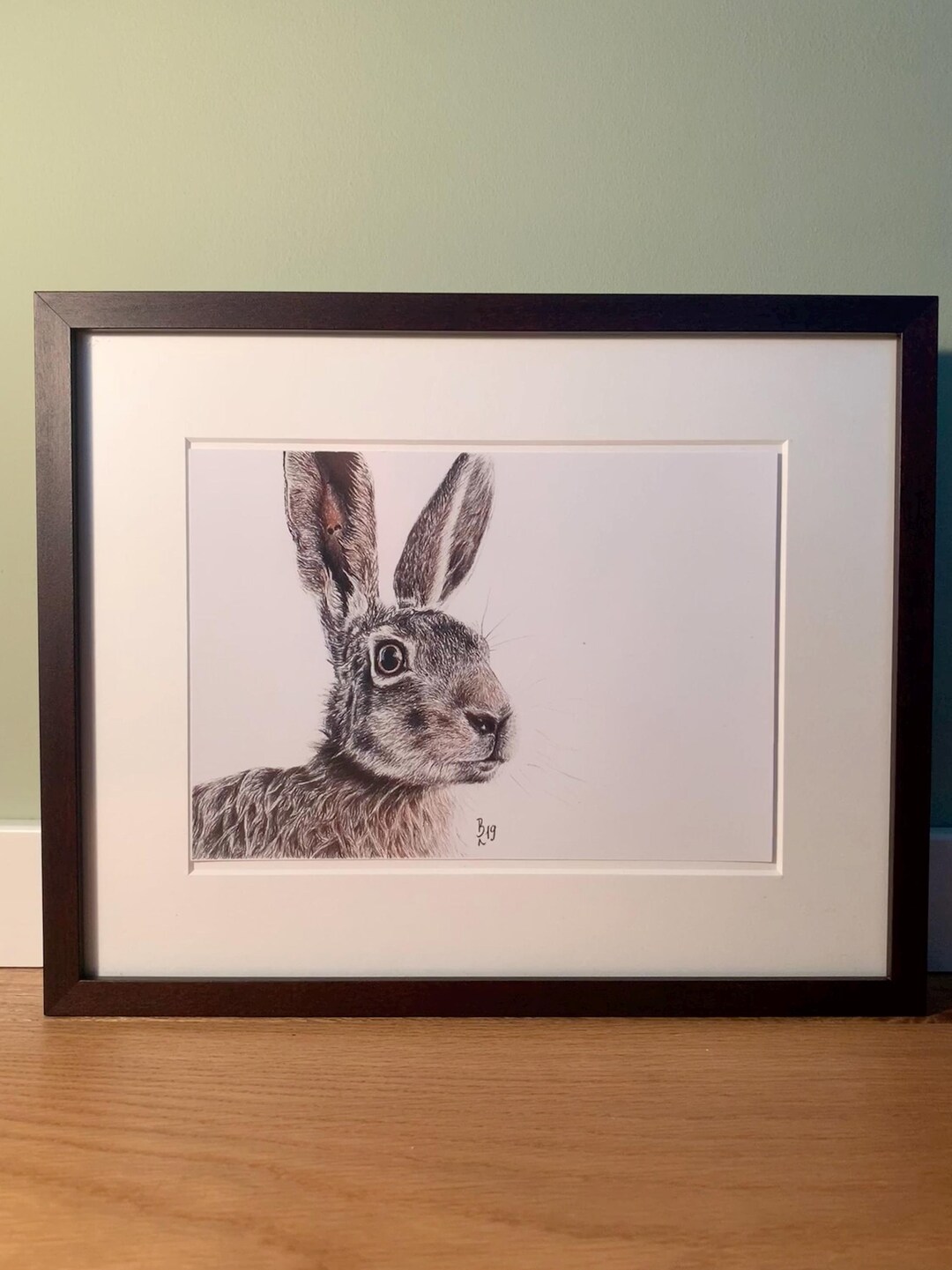 A5 Rabbit Art Print Rabbit, Illustration, A5 - Etsy