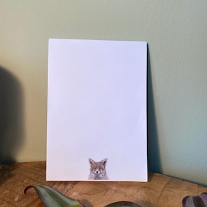 Notepad Illustration Fox, 50 sheets