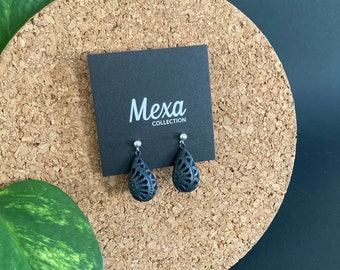 Oaxacan Barro Negro Earrings | Oaxacan Black Clay Earrings