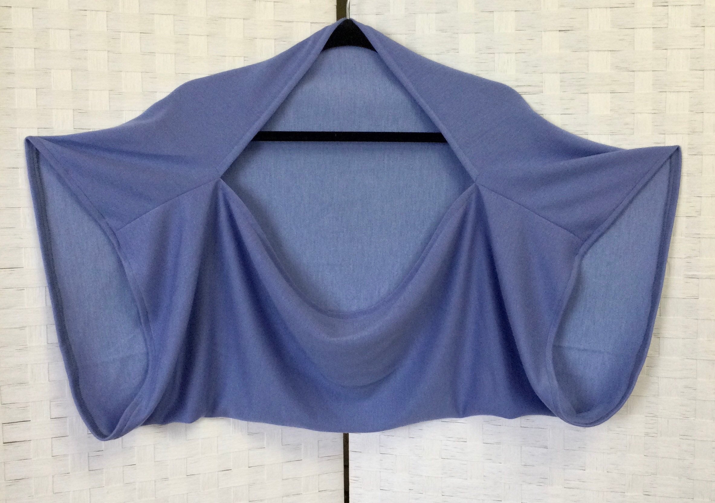 Shrug, Soft Lightweight Stretch Knit Tube Shrug, Lavender Shrug, OOAK